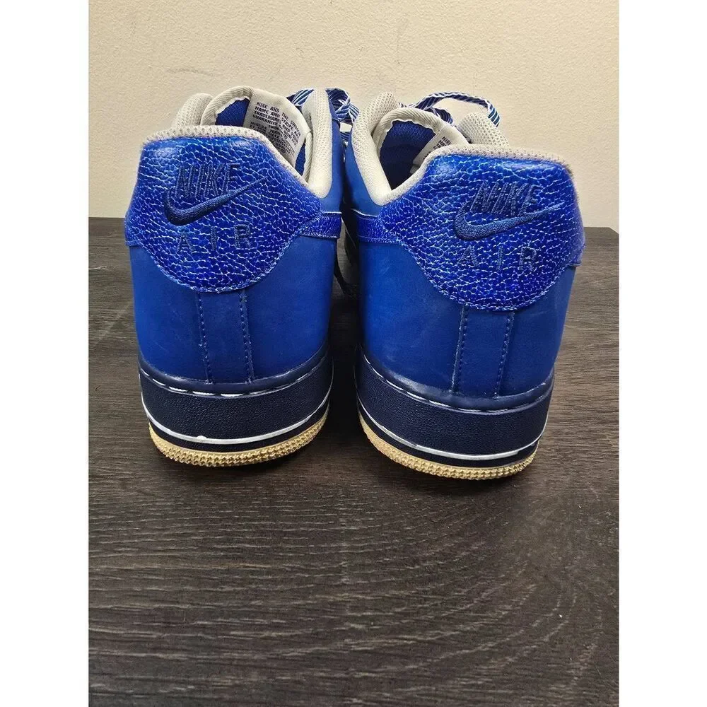 Nike Air Force 1  Game Royal White Men's Size 13 488298-422 2013 Rare